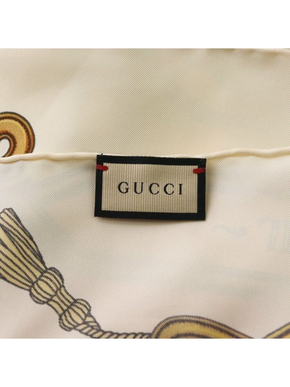 Gucci Optical Silk Scarf Bandana Pink White - Picture 4 of 6